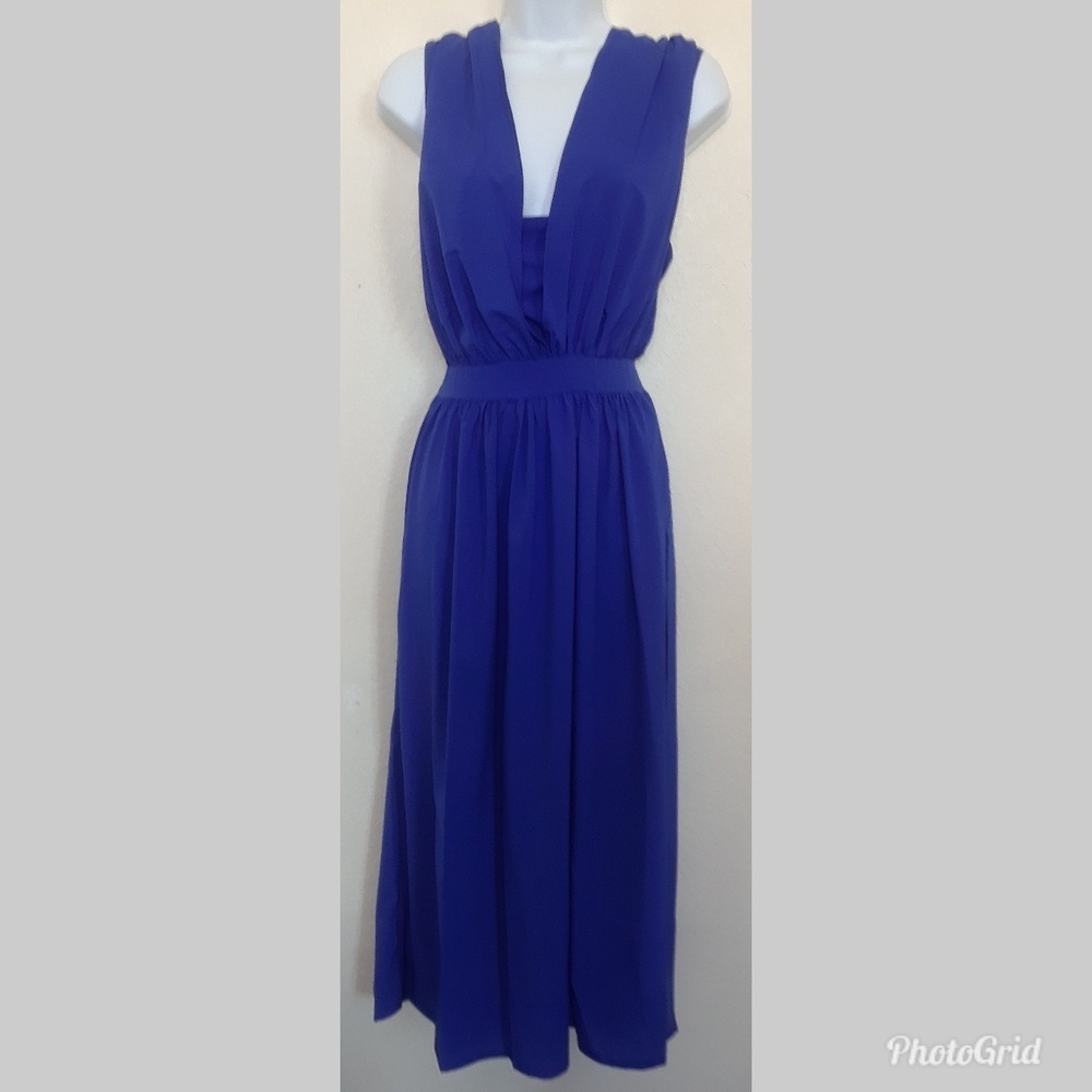Beautiful long chiffon maxi dress. 006 - Picture 3 of 4